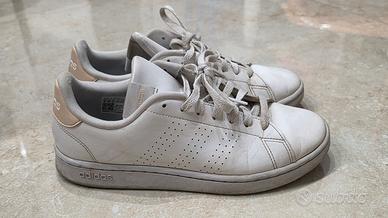 Scarpe Adidas bianche e beige/nude - Taglia 42 2/3