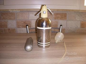 Bottiglia seltz in acciaio anni 70