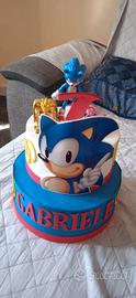 Torta scenografica Sonic