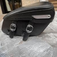 Coppia borse in pelle Harley Davidson Touring