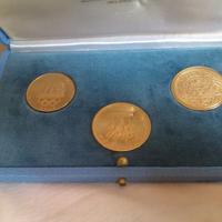 TRIO MEDAGLIE ORO 22K  OLIMPIADI