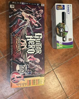 Kinect e guitar hero
