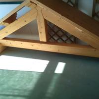 CAPRIATA IN LEGNO RUSTICA.