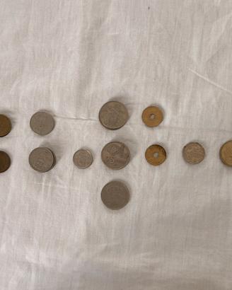 Lotto 19 monete Spagna – Pesetas 1944–1999