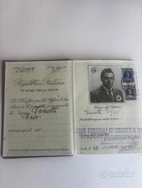 Passaporto anni 50