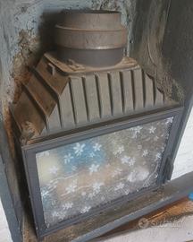  inserto per camino in ghisa