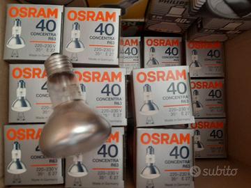 20 pz lampadine faretti R63 40 watt