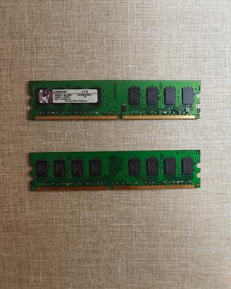 RAM Kingston KVR800D2N6/2G 4GB x2