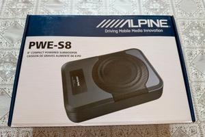 Subwoofer ALPINE Compatto • Nuovo in perfette cond