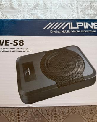 Subwoofer ALPINE Compatto • Nuovo in perfette cond