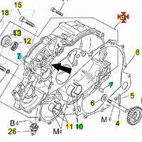 -Coperchio Frizione Aprilia Capo Nord AP0610151