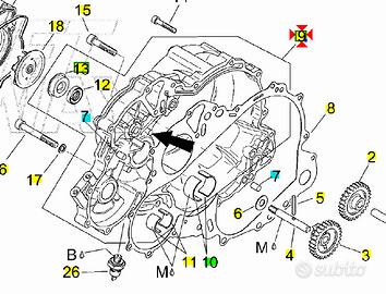 -Coperchio Frizione Aprilia Capo Nord AP0610151
