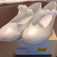 Scarpe ballerine cerimonia/prima Comunione n.37