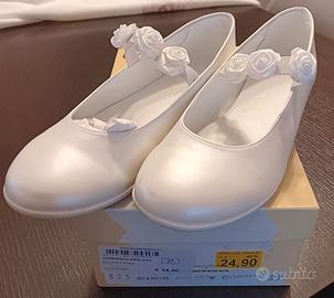 Scarpe ballerine cerimonia/prima Comunione n.37
