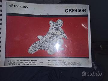 Manuale d'officina Honda CRF 450  01/02