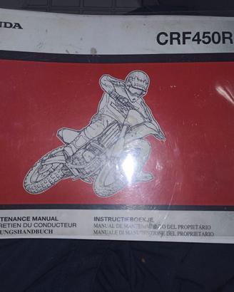 Manuale d'officina Honda CRF 450  01/02