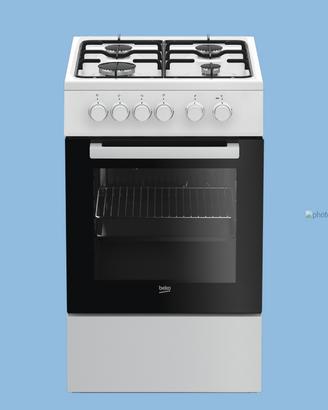 cucina Beko 4 fuochi + forno statico