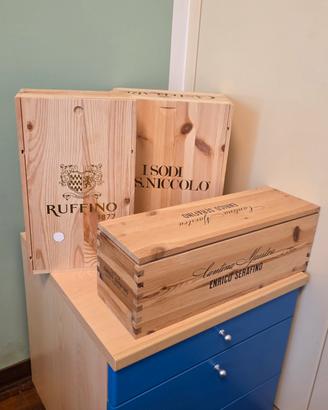 Casse in legno contenitori