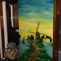 Portabiti con anta scorrevole vintage