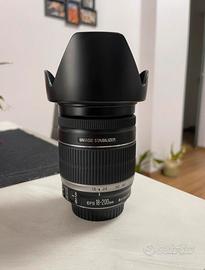 Obbiettivo Canon EFS 18-200mm