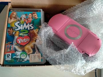 PSp rosa con 4 giochi