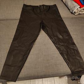 2 Leggings ecopelle Zara