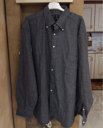 CAMICIA UOMO DI COTONE BRAND FAY COLORE GRIGIO