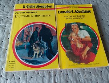 2 gialli Mondadori  Woolrich e Westlake 