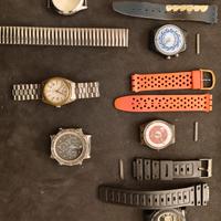 Lotto 6 Orologi Vintage/Moderni Test/Ricambi