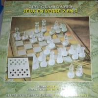 dama scacchi in glass vetro