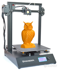 Stampante 3D MakerPi P2 in condizioni da vetrina