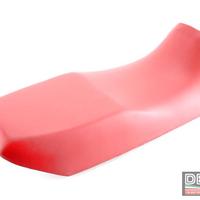 Sella sellone pilota rossa Cagiva Aletta oro