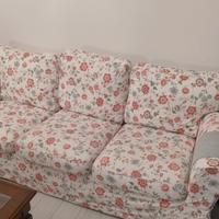 Divano a fiori 3 posti