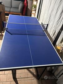 Tavolo ping pong compatto e richiudibile
