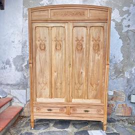 ANTICO ARMADIO LIBERTY GREZZO AL NATURALE