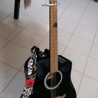 Chitarra elettroacustica Fender + accessori (custo