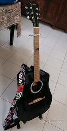 Chitarra elettroacustica Fender + accessori (custo