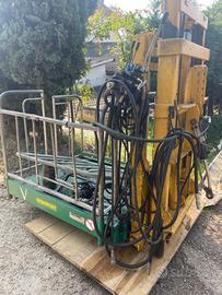 Muletto con pedana agromec centralina pompa