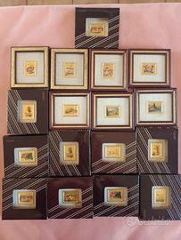 quadri su foglia oro 