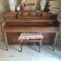 Wurlitzer pianoforte verticale e panca