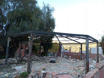 struttura gazebo in ferro 