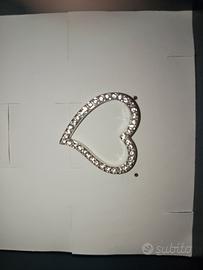 Swarovski bracciale + cuore collana