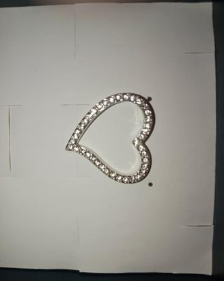 Swarovski bracciale + cuore collana