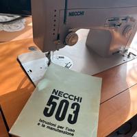 Macchina da cucire NECCHI 503 con mobile - vintage
