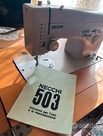 Macchina da cucire NECCHI 503 con mobile - vintage