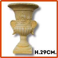 Vaso tondo festonato calice coppetta coppa giardin