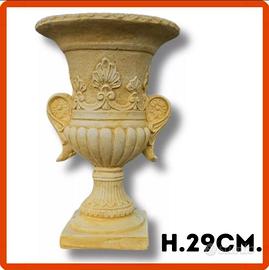 Vaso tondo festonato calice coppetta coppa giardin