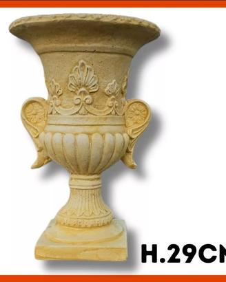 Vaso tondo festonato calice coppetta coppa giardin