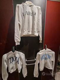 Combo Felpe bianche corte