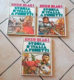 E. Biagi Storia d' Italia a Fumetti vintage